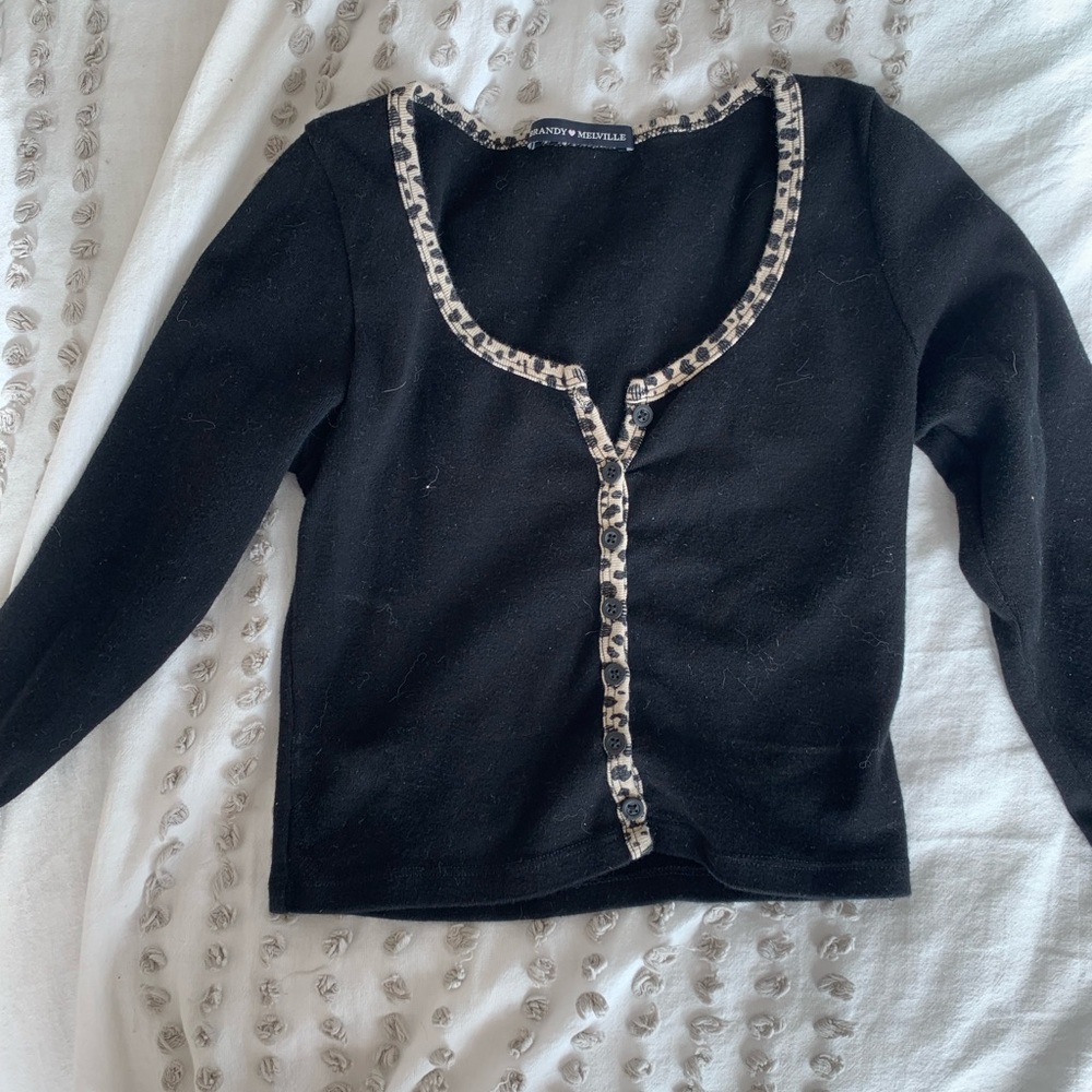 Brandy cheetah print long sleeve